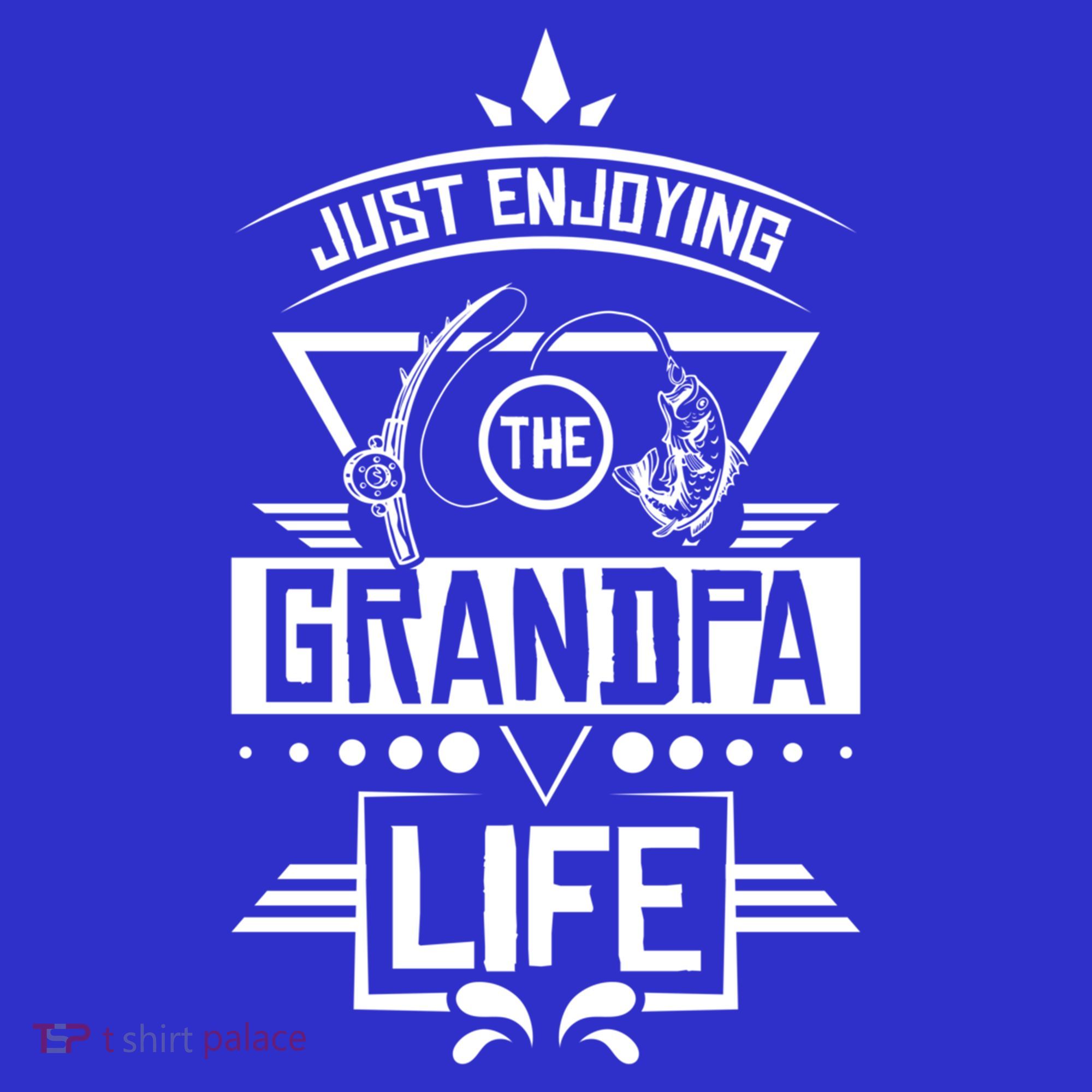 Grandpa Life With Funny Grandpa And Grandpa Fishing Cool Gift Sweatshirt