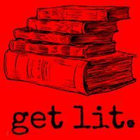 Get Lit With Books Funny Meme Gift For Book Lover, Reading TShirt Santa Hat thumb 1