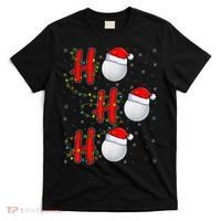 Golf Lighting Xmas Santa Ho Ho Ho Golf Christmas T-Shirt thumb 0
