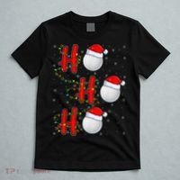 Golf Lighting Xmas Santa Ho Ho Ho Golf Christmas T-Shirt thumb 5