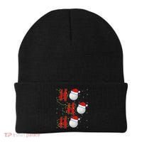 Golf Lighting Xmas Santa Ho Ho Ho Golf Christmas Beanie thumb 0