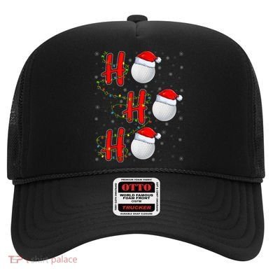 Golf Lighting Xmas Santa Ho Ho Ho Golf Christmas Hat