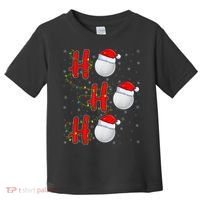 Golf Lighting Xmas Santa Ho Ho Ho Golf Christmas Toddler T-Shirt thumb 0