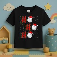 Golf Lighting Xmas Santa Ho Ho Ho Golf Christmas Toddler T-Shirt thumb 3