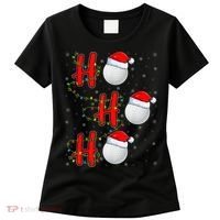 Golf Lighting Xmas Santa Ho Ho Ho Golf Christmas Women's T-Shirt thumb 0