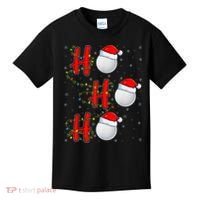 Golf Lighting Xmas Santa Ho Ho Ho Golf Christmas Kids T-Shirt thumb 0