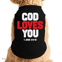 God Loves You Gift Doggie Tank thumb 0