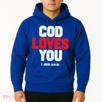 God Loves You Gift Hoodie thumb 2