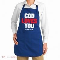 God Loves You Gift Apron thumb 2