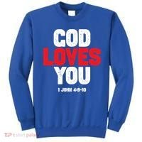 God Loves You Gift Sweatshirt thumb 0