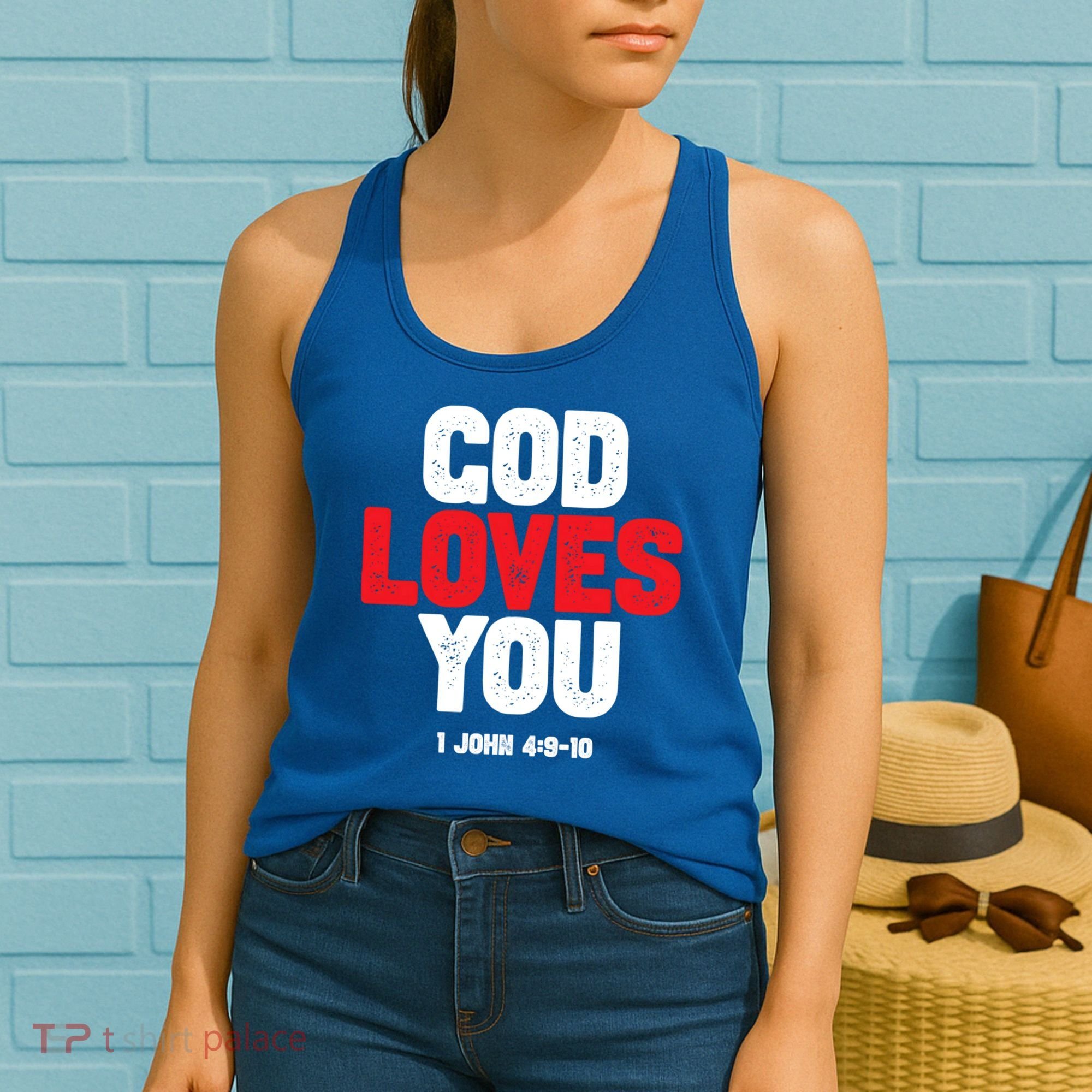 God Loves You Gift Women's Tank Top
