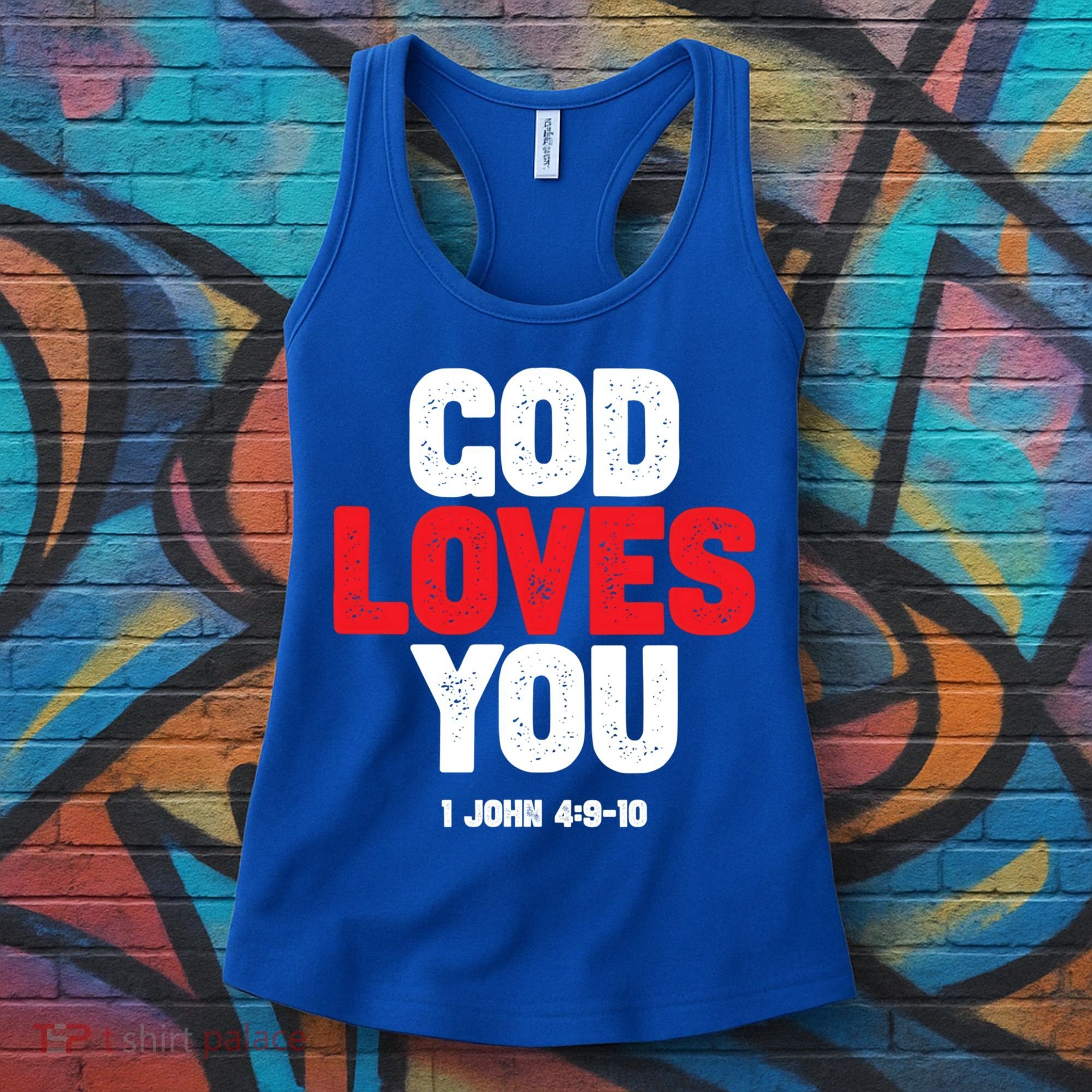God Loves You Gift Women's Tank Top