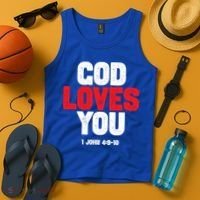 God Loves You Gift Tank Top thumb 4
