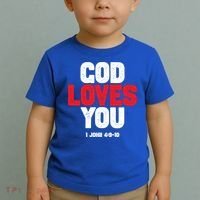 God Loves You Gift Toddler T-Shirt thumb 2