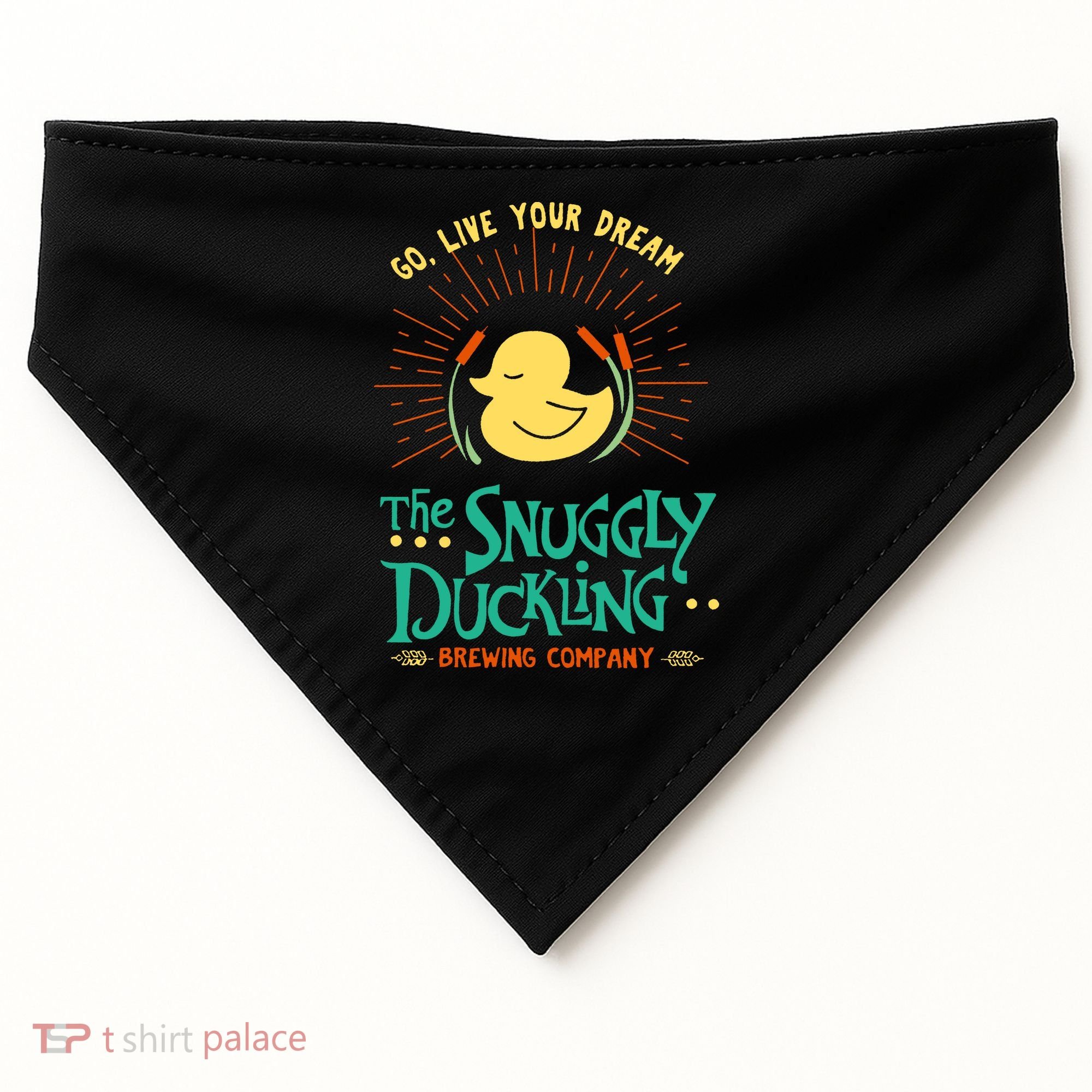 Go Live Your Dream The Snuggly Duckling USA-Made Doggie Bandana