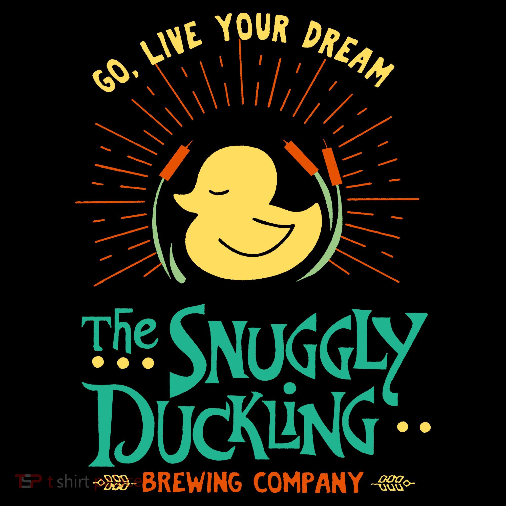 Go Live Your Dream The Snuggly Duckling Women's Hoodie