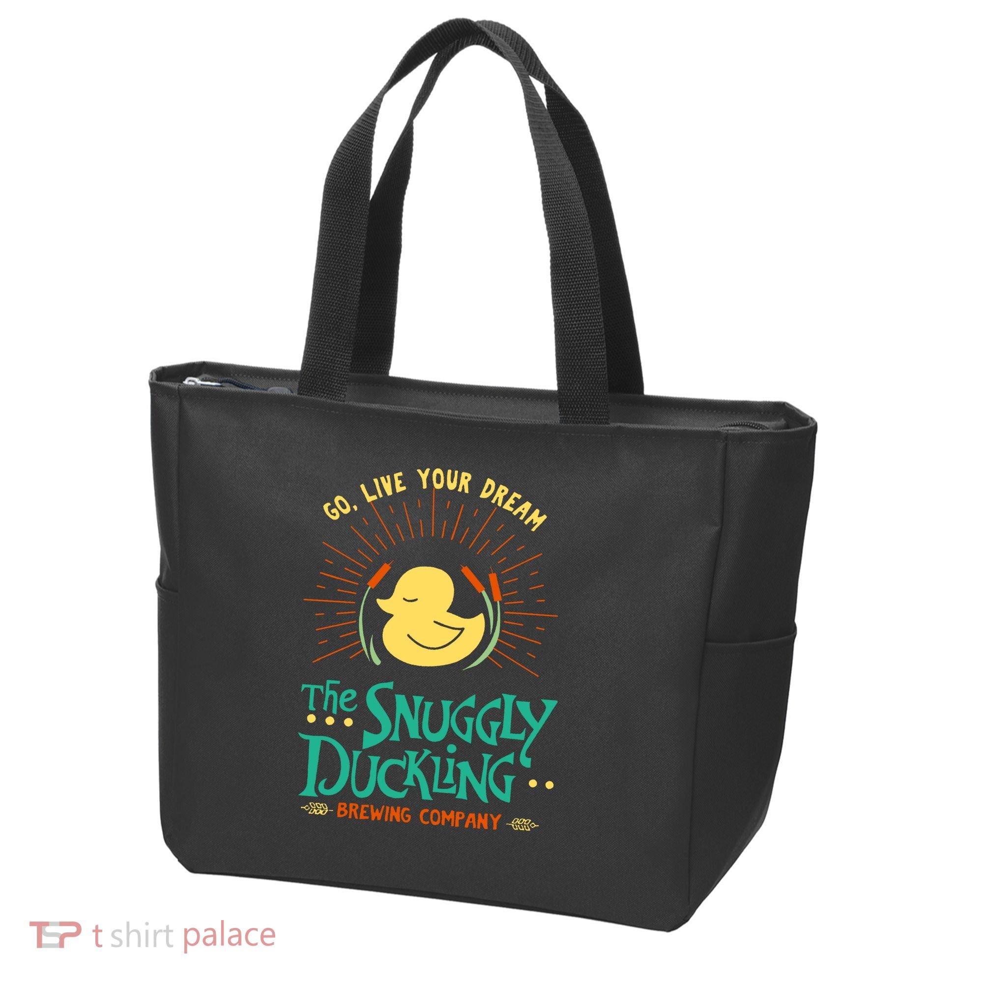 Go Live Your Dream The Snuggly Duckling Tote Bag