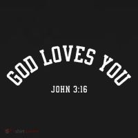 God Loves You John 316 Christian Inspirational Polo thumb 3
