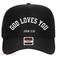 God Loves You John 316 Christian Inspirational Hat thumb 0