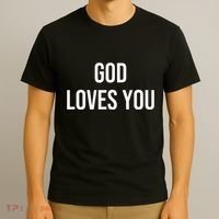God Loves You T-Shirt thumb 3