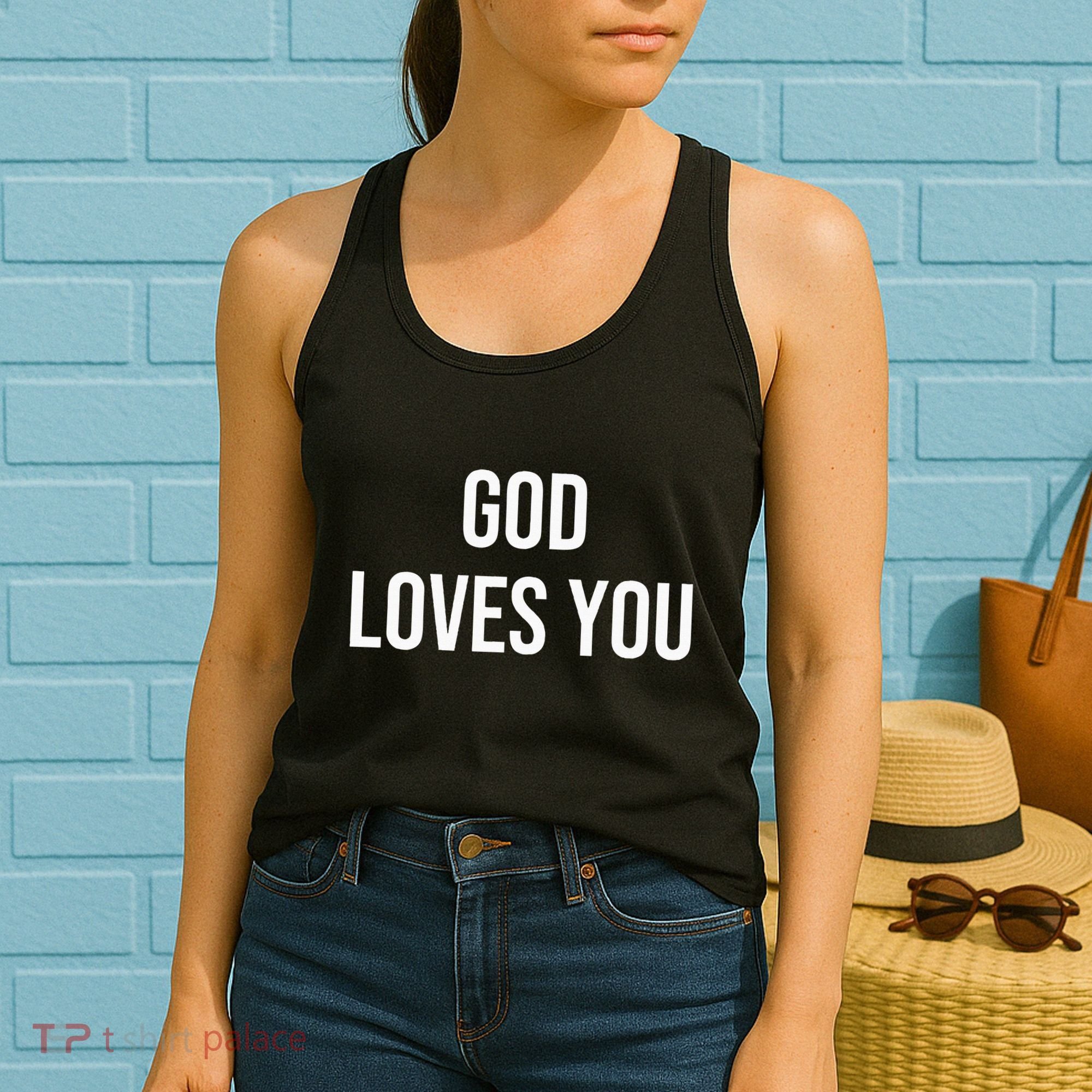 God Loves You Women's Tank Top