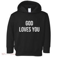 God Loves You Toddler Hoodie thumb 0