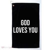God Loves You Golf Towel thumb 0
