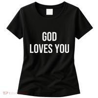 God Loves You Women's T-Shirt thumb 0