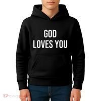 God Loves You Kids Hoodie thumb 4