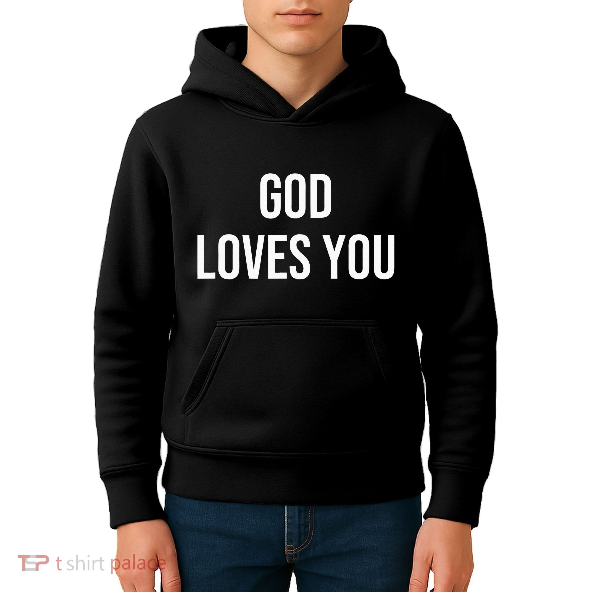 God Loves You Kids Hoodie