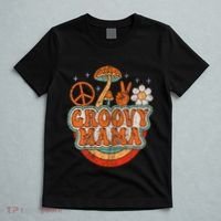 Groovy Mama 70s Aesthetic Nostalgia 1970S Retro Mom T-Shirt thumb 5