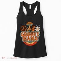 Groovy Mama 70s Aesthetic Nostalgia 1970S Retro Mom Women's Tank Top thumb 0
