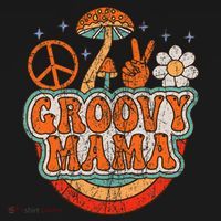 Groovy Mama 70s Aesthetic Nostalgia 1970S Retro Mom Women's Tank Top thumb 5
