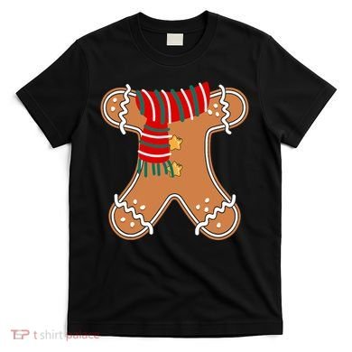 Gingerbread Man Adult Cookie Costume T-Shirt