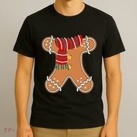 Gingerbread Man Adult Cookie Costume T-Shirt thumb 3