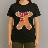 Gingerbread Man Adult Cookie Costume T-Shirt thumb 4
