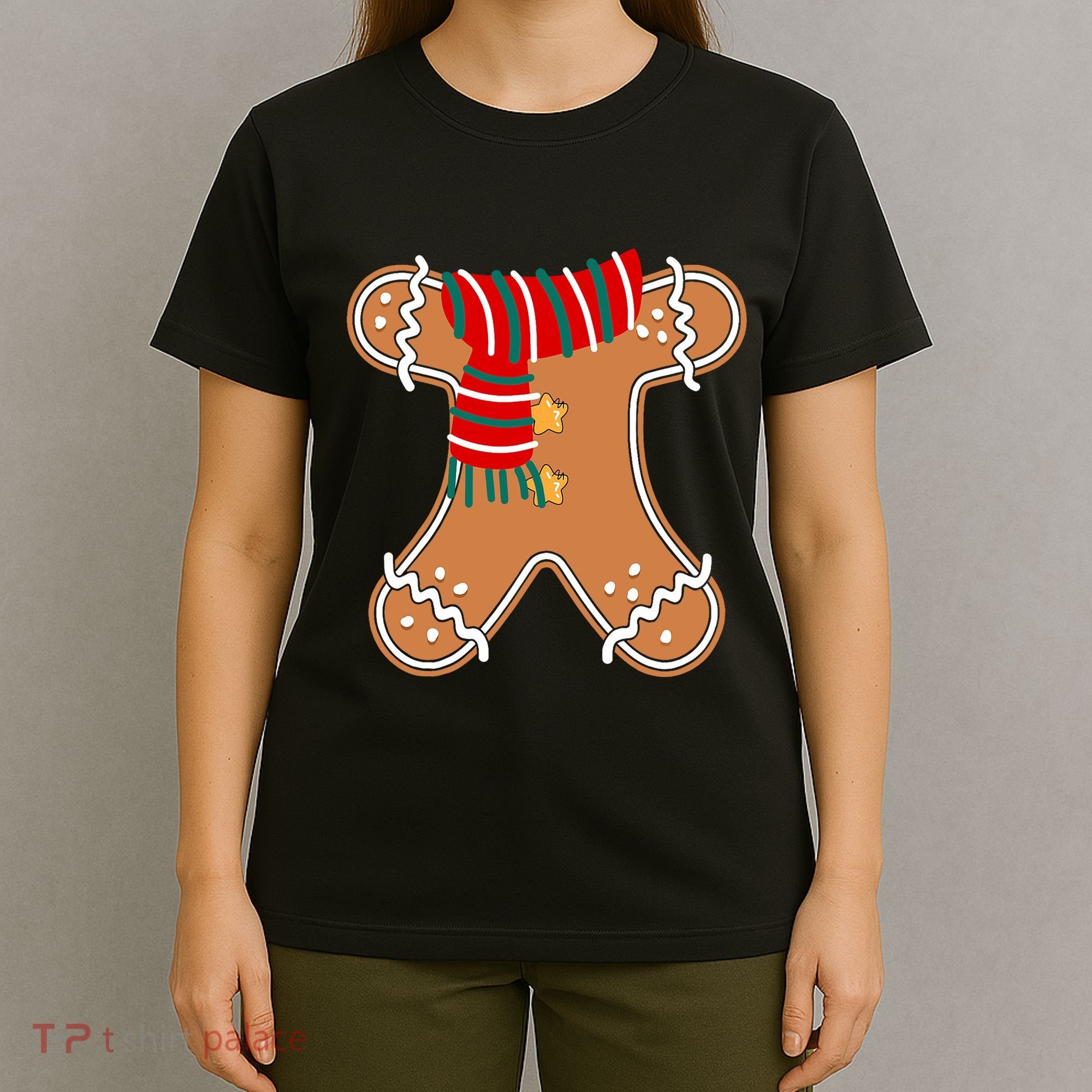 Gingerbread Man Adult Cookie Costume T-Shirt