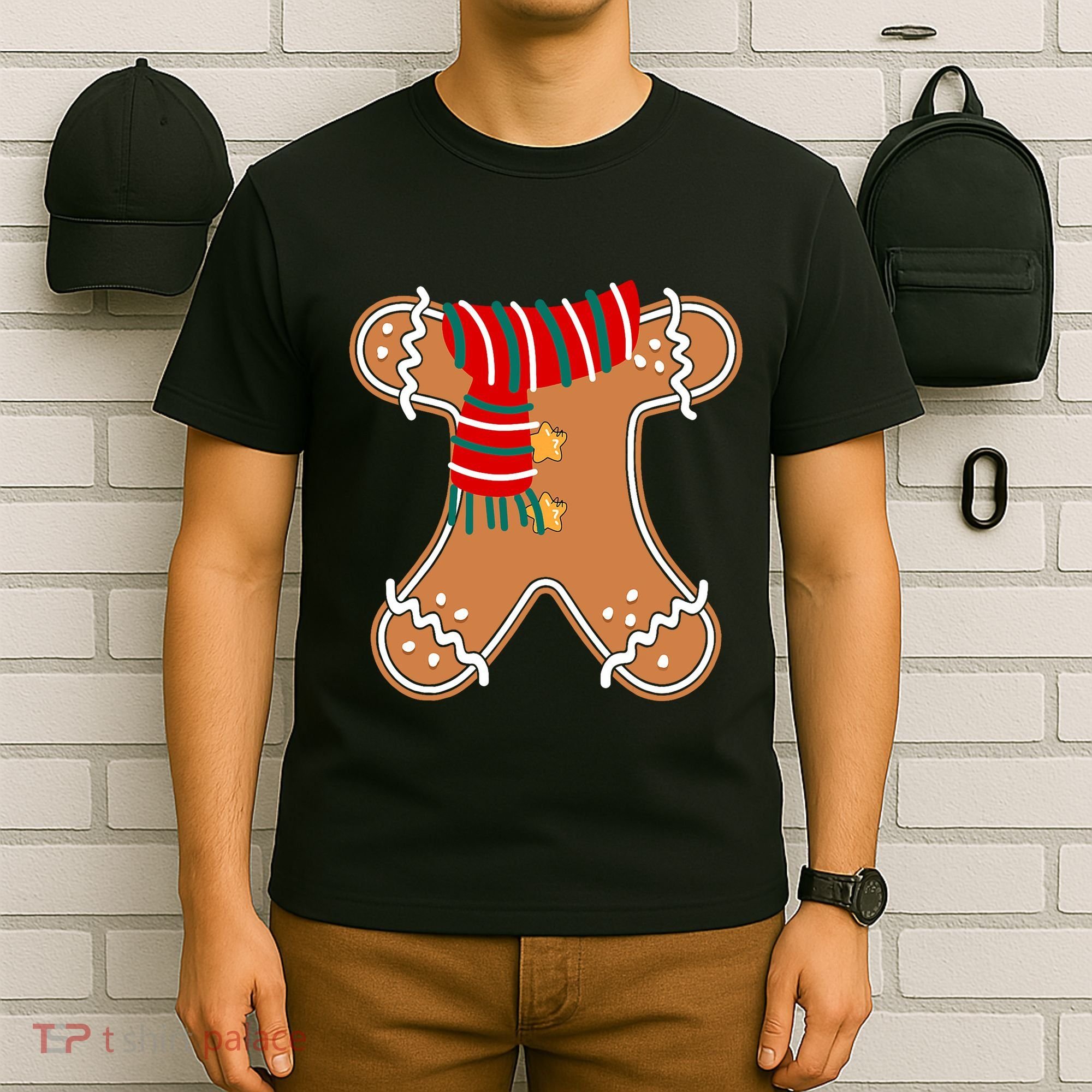 Gingerbread Man Adult Cookie Costume T-Shirt