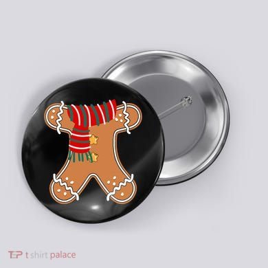 Gingerbread Man Adult Cookie Costume Button