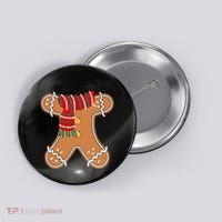 Gingerbread Man Adult Cookie Costume Button thumb 0