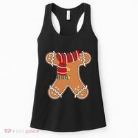 Gingerbread Man Adult Cookie Costume Women's Tank Top thumb 0