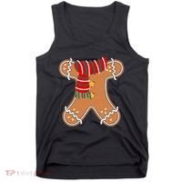Gingerbread Man Adult Cookie Costume Tank Top thumb 0