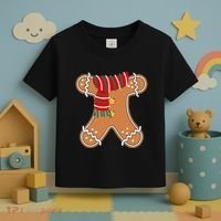 Gingerbread Man Adult Cookie Costume Toddler T-Shirt thumb 3