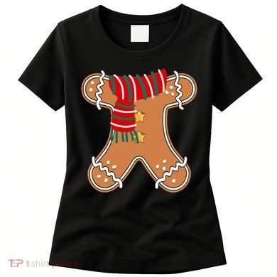 Gingerbread Man Adult Cookie Costume Women's T-Shirt