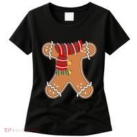 Gingerbread Man Adult Cookie Costume Women's T-Shirt thumb 0