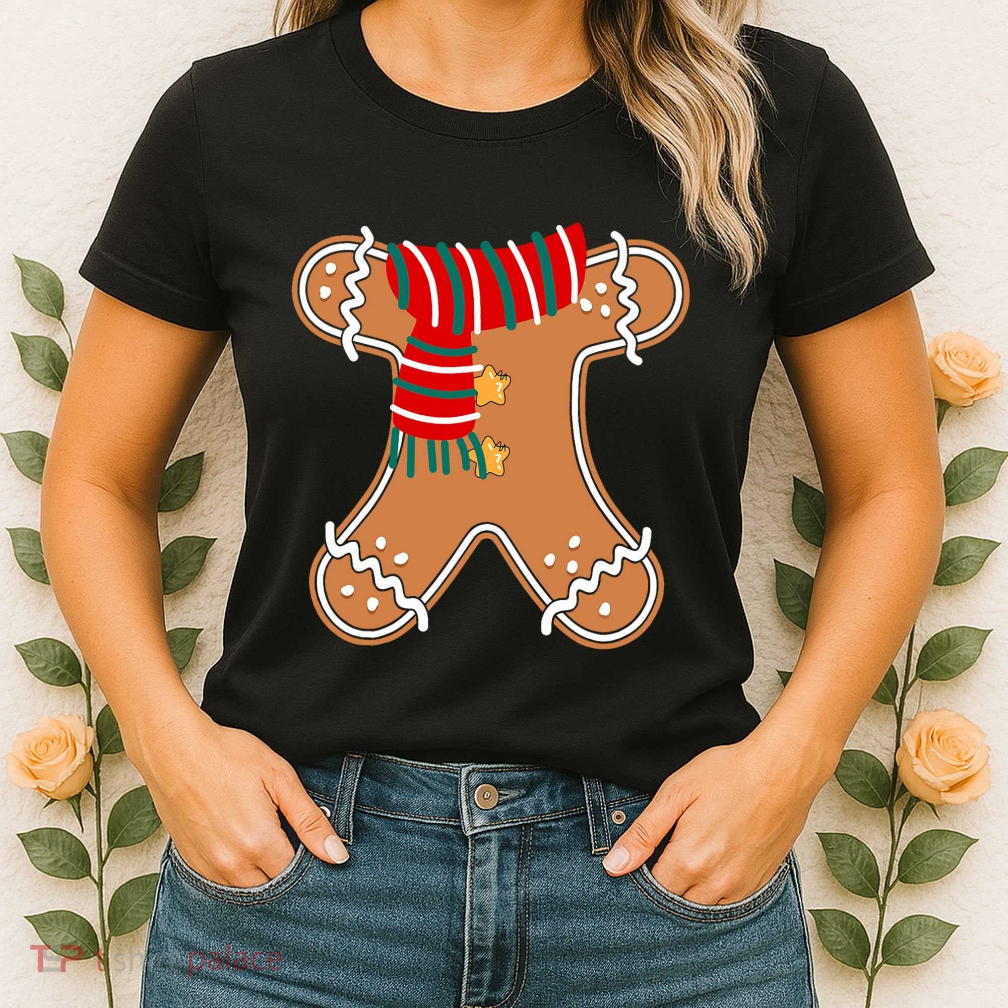 Gingerbread Man Adult Cookie Costume Women's T-Shirt