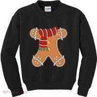 Gingerbread Man Adult Cookie Costume Kids Sweatshirt thumb 0