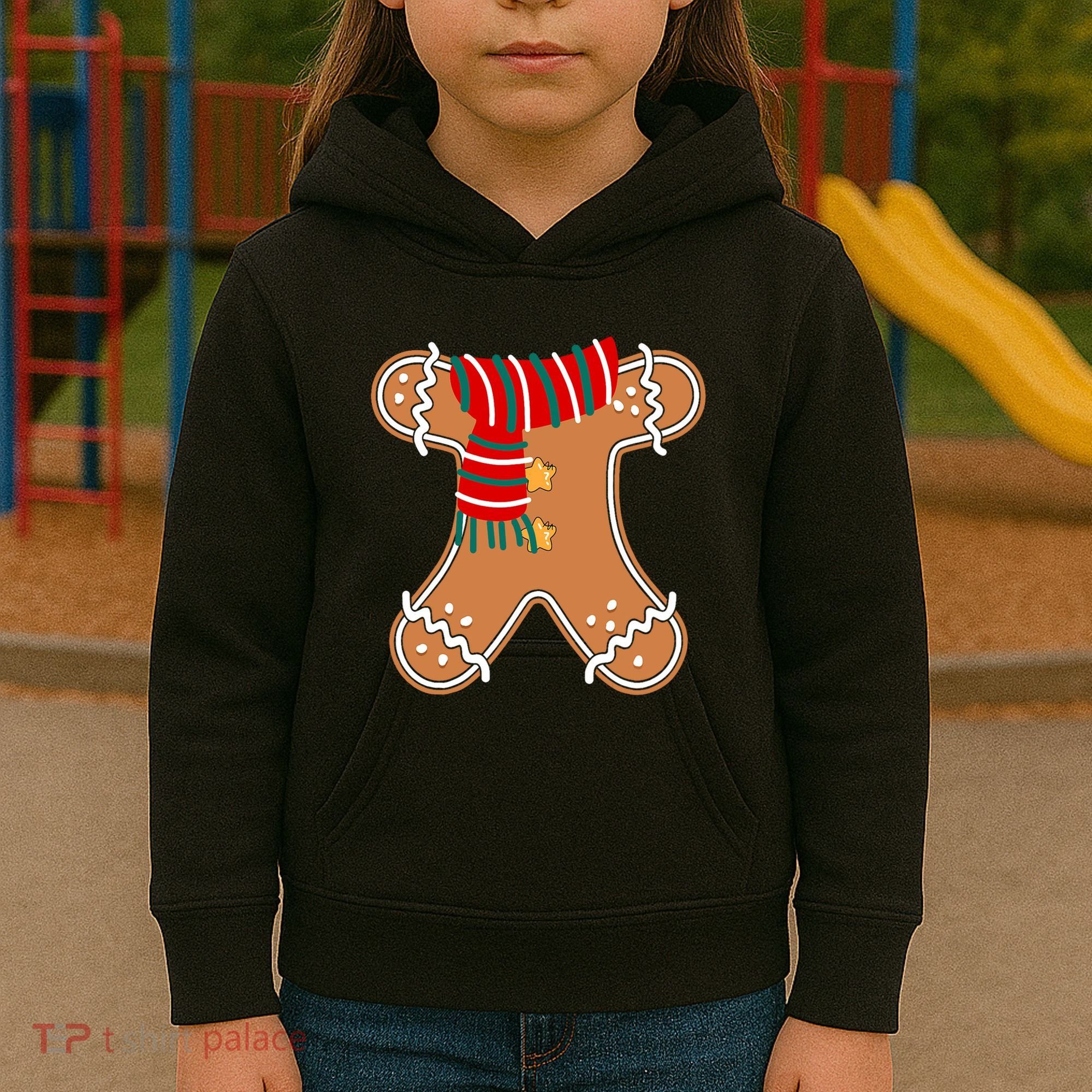 Gingerbread Man Adult Cookie Costume Kids Hoodie