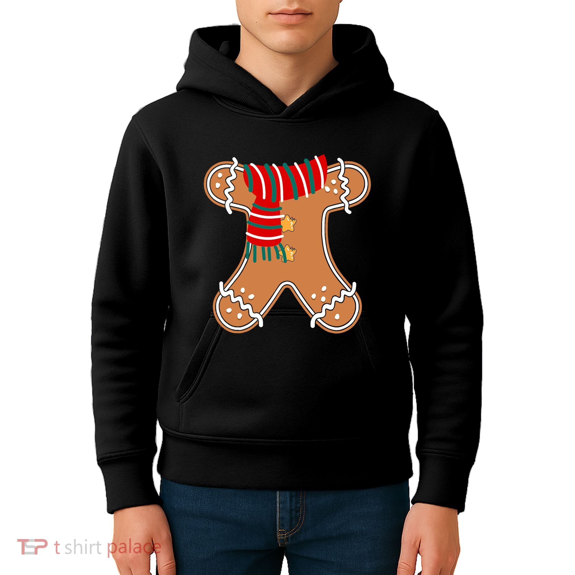 Gingerbread Man Adult Cookie Costume Kids Hoodie