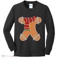 Gingerbread Man Adult Cookie Costume Kids Long Sleeve Shirt thumb 0